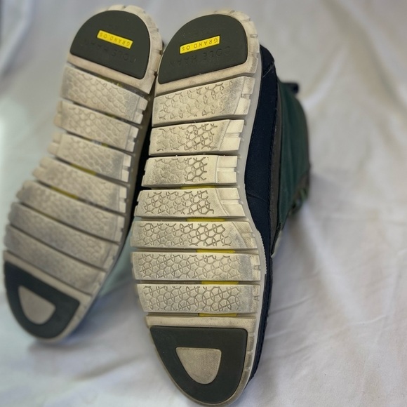 Cole Haan Zerogrand Tall Green Leather Boots N2157* Men's Size 8M - Picture 11 of 12